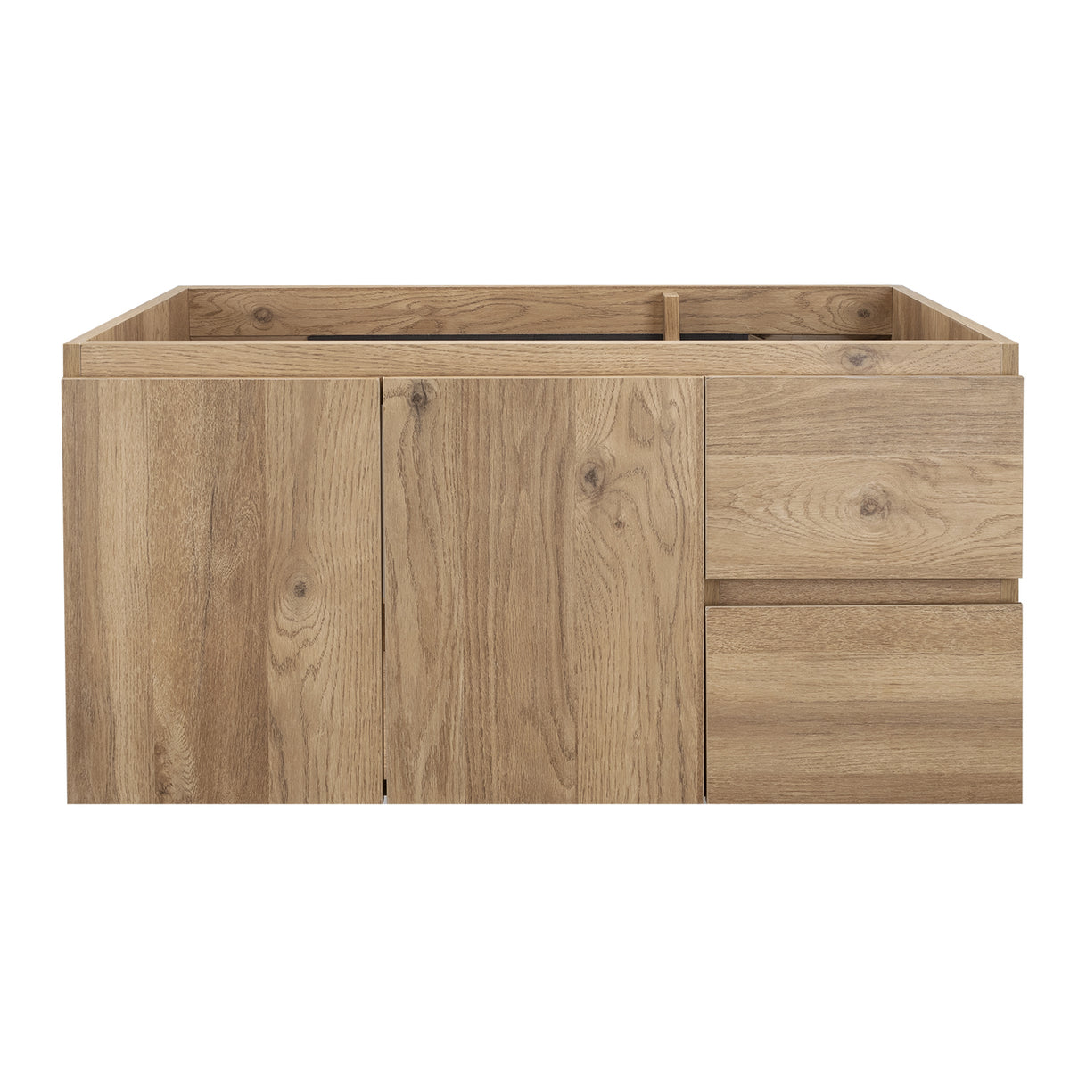 36"Floating Vanity with Sink and 2 Soft Close Drawers Moisture Wall-Mounted Bathroom