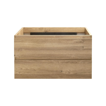 CHYANMOO® Wall-Mounted Bathroom Vanity with Sink and 2 Soft Close Drawers   Moisture