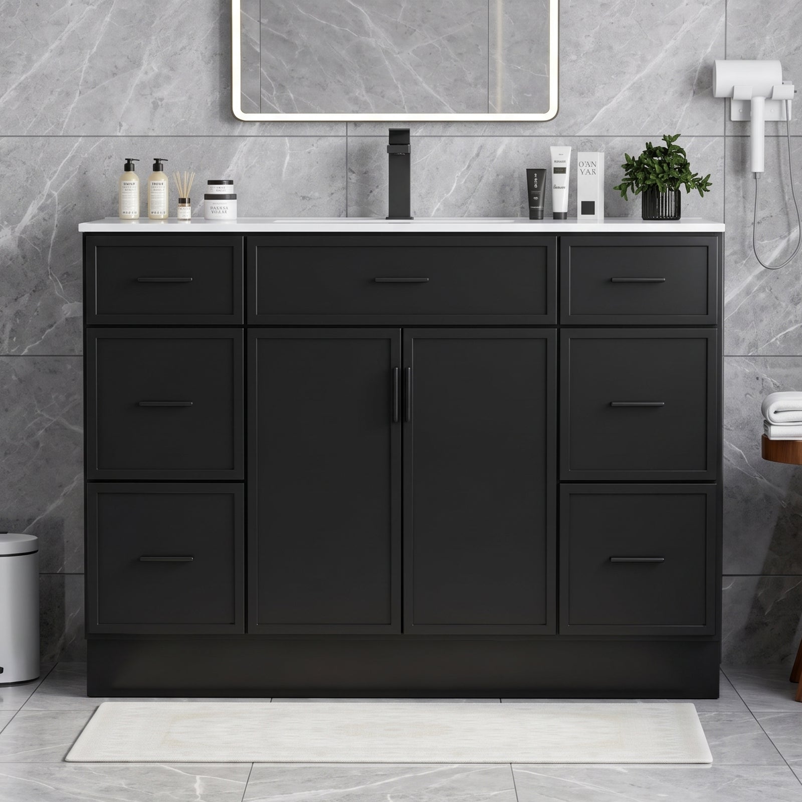 with-sink.jpgCHYANMOO 48-inch black bathroom vanity with sink and drawers