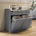 CHYANMOO® Trash Can Cabinet Hidden Garbage Can with Storage Drawer