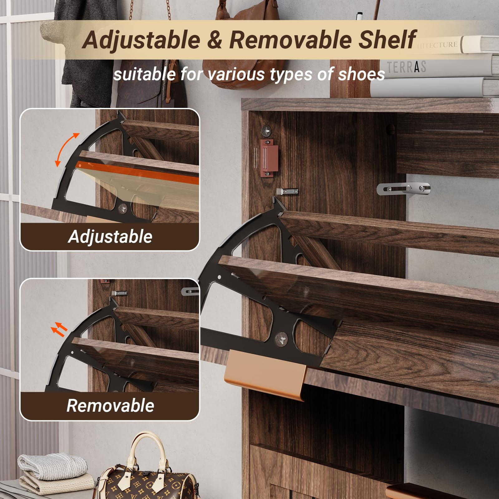 CHYANMOO® Shoe Storage Cabinet for Entryway