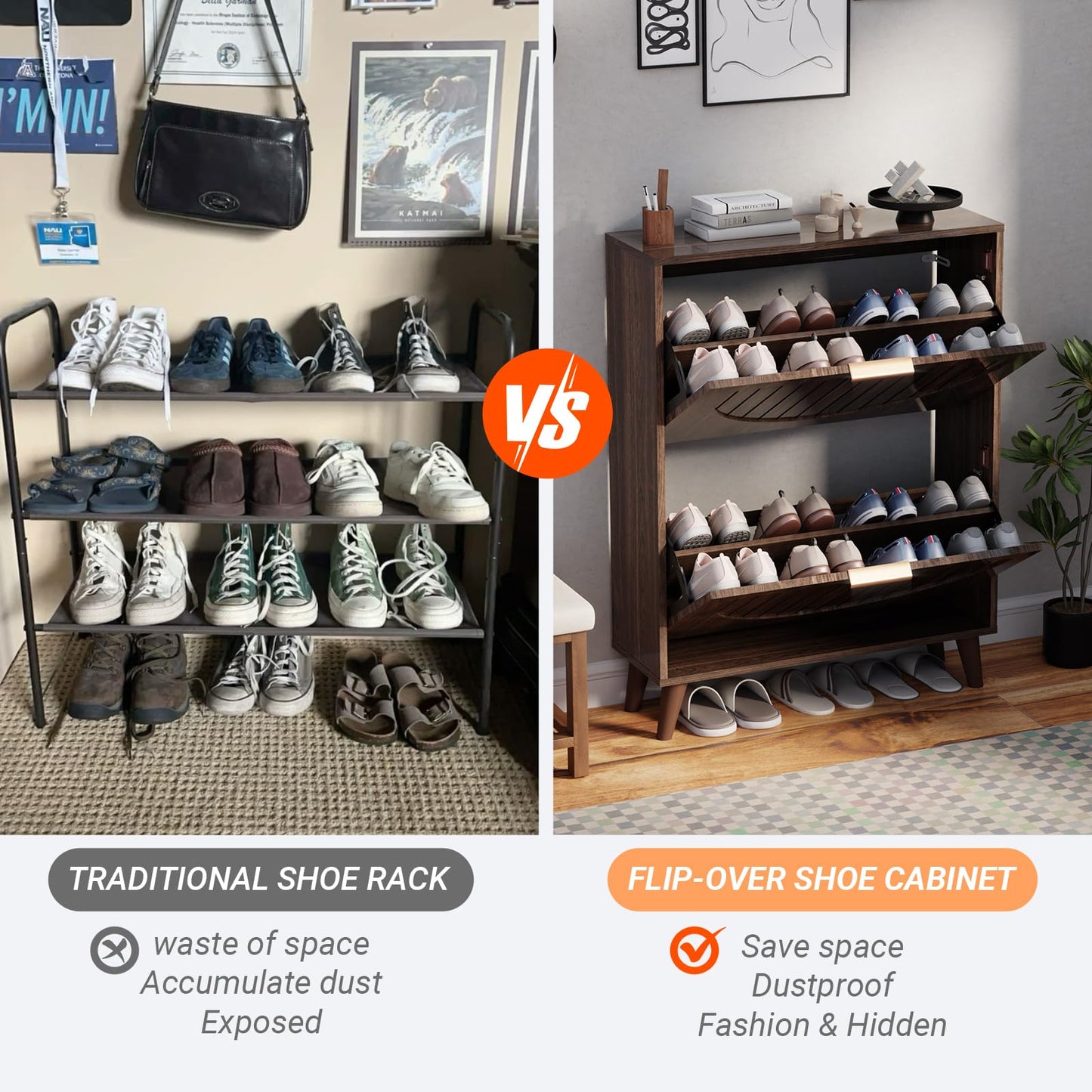 CHYANMOO® Shoe Storage Cabinet for Entryway
